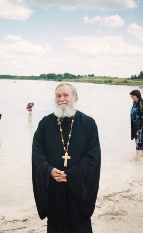 Отец Сергий. Озеро святое Донцо (Троицкое)